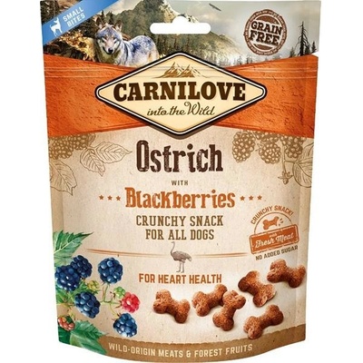 Carnilove Crunchy Snack Ostrich s čerešňami s čerstvým mäsom 200 g