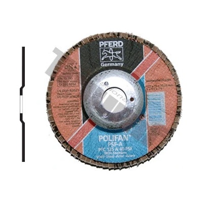 Pferd Kotúč brúsny lamelový 125 mm Z120 22612