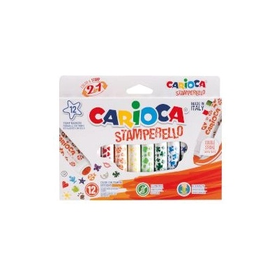 CARIOCA Флумастери Stamperello 12 цвята