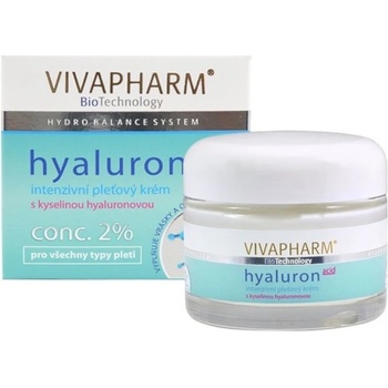 Vivapharm intenzívní pleťový krém s kyselinou hyaluronovou 50 ml