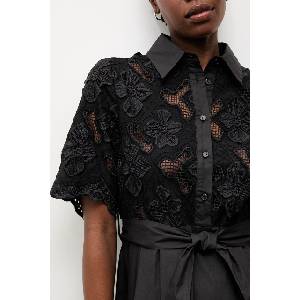 ANSWEAR разкроена рокля от памук (JH3256) - answear - 136,89 лв