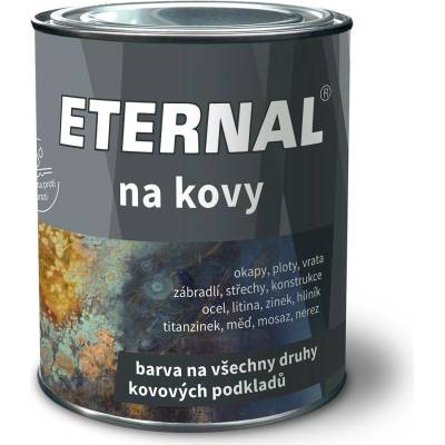 Eternal Na kovy antikorozní barva na kov 454 kovářsky tmavě šedá, 5kg