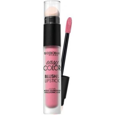 Deborah Milano tekutá tvářenka a rtěnka 2v1 Easy Color 02 Cold Rose 4,5 g