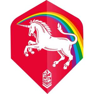Unicorn ПЕРО big flight unicorn rainbow ЧЕРВЕНО