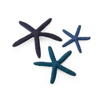 BiOrb Star Fish Decor set modrá 12, 10 a 8 cm