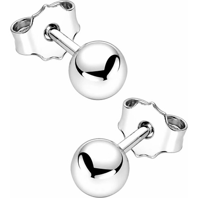 Zlaton Náušnice bílé zlato kulička pecky 0.5cm 1.25g 000202002253