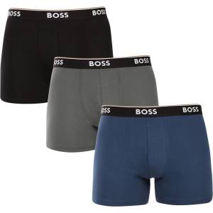 BOSS Комплект от три - мъжки боксерки BOSS многоцветни BOSS | Cheren Sin Siv Mnogotsveten | МЪЖЕ | M - zoot - 112,30 лв