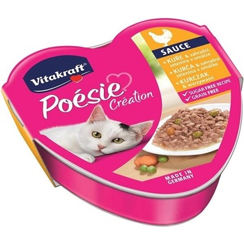 Vitakraft Poésie Sauce kurča & záhradná zelenina v omáčke 85 g