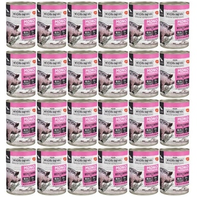 Wiejska Zagroda s bravčovým monoproteínom 24 x 400 g