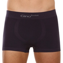 Gino bezešvé boxerky Micro Cotton Long Tmavě šedé