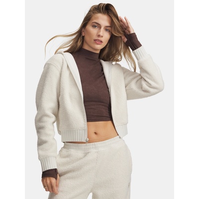 Under Armour UA High Pile Fleece Jkt biela