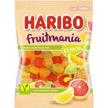 Haribo Fruitmania Lemon ovocné želé 85 g