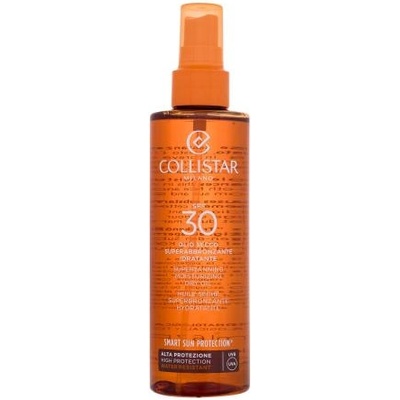 Collistar Supertanning Moisturizing Dry Oil SPF30 водоустойчиво и хидратиращо сухо слънцезащитно масло 200 ml