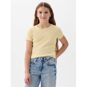 GAP Бебешка памучна тениска GAP GAP | Zhalt | Момичешки | 104/110