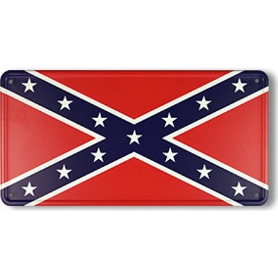 Cedule plechová Promex vlajka USA Jižanská - barevná