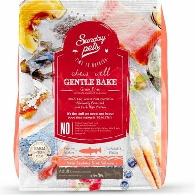 SundayPets Dog Gentle Bake Salmon Adult Small & Medium Breed 36 g