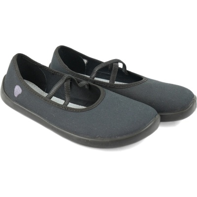 Anatomic baleríny Canvas Natural čierna