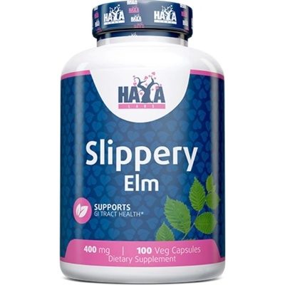 Haya Labs Slippery Elm, 400 mg, 100 капсули, Haya Labs