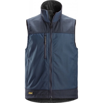 Snickers Workwear Softshellová vesta AllroundWork Stretch modrá