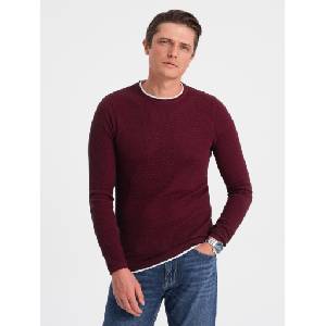 Ombre Clothing Мъжки пуловер Ombre Clothing в цвят бордо Ombre Clothing | Cherven | МЪЖЕ | S - zoot - 36,97 лв