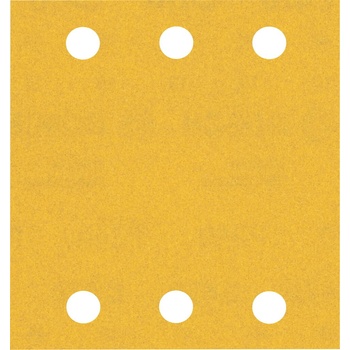Bosch Brúsny papier EXPERT C470 so 6 otvormi pre orbitálne brúsky 115 x 107 mm, zrnitosť 240, 10 ks 2608900895