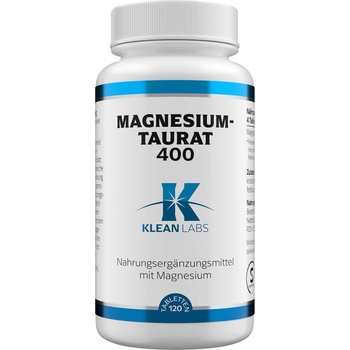 KLEAN LABS Магнезиев таурат 400 - 120 таблетки