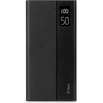Image 1 of Ttec Външна батерия ttec ReCharger Mega LCD 50.000 mAh PD 20W Powerbank - Черна (8694470828978)