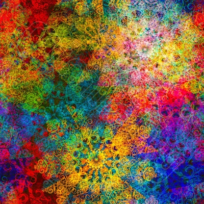 Softshell s beránkem barevná mandala by MIMI