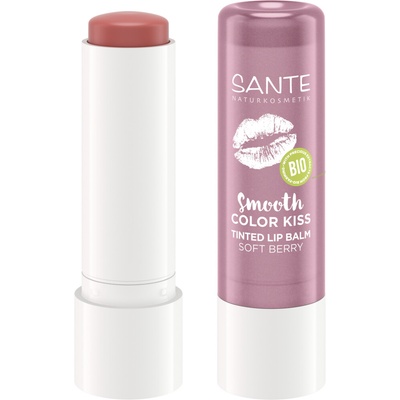 Sante Balzam na pery Smooth Color Kiss 02 soft berry 7 g