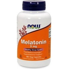 NOW Melatonin 5 mg 180 v caps.