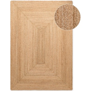 Hanse Home Двустранен/ръчно изработен ютен килим в естествен цвят 120x180 cm Juno - Hanse Home (106223-120x180)