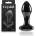 Стъклен разширител, красиво сърце, 8, 9см. - Crystal Heart Black (NSTOYS0921)