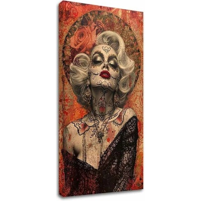 Marilyn Monroe obraz na plátne - Mystická krása - 50x100 cm