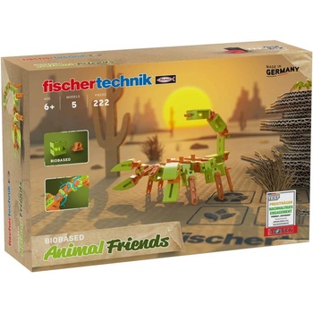 Fischertechnik Конструктор Fischertechnik Animal Friends, животни, 6 модела, 222 части, над 6г (563576)