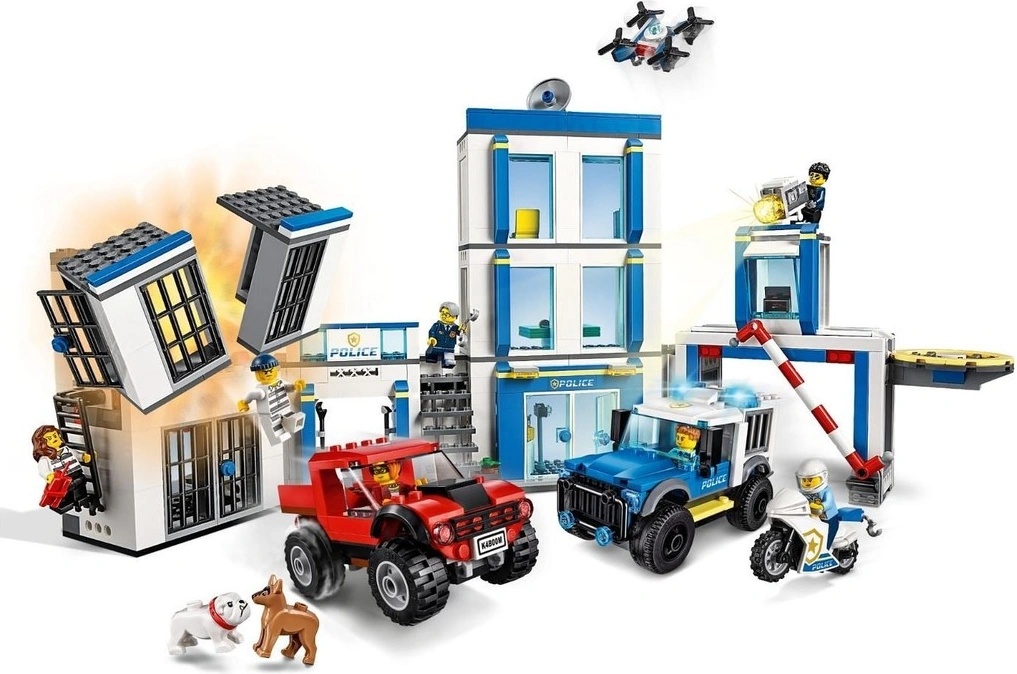 LEGO City 60246 Policejni stanice od 2 299 K Heureka.cz