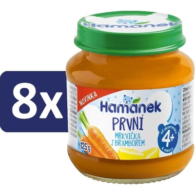 Hamánek Prvá Mrkvička so Zemiakom 8x125g