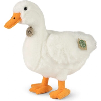 Rappa Плюшен бял гъсок, 33 см. , серия Еко приятели (221703)