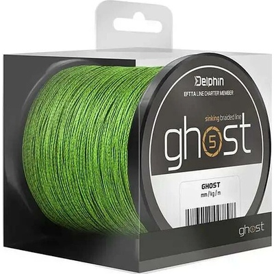 Delphin šňůra GHOST 8+1 zelená 600m 0,33mm 18,1kg
