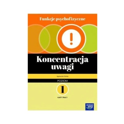 Funkcje psychofizyczne. Karty pracy. Koncentracja uwagi. Poziom 1