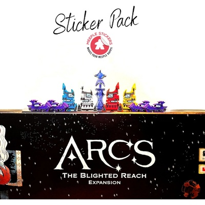 Meeple Stickers samolepky pro Arcs The Blighted Reach