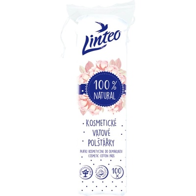 Linteo Natural Cotton Pads памучни подложки 100 бр
