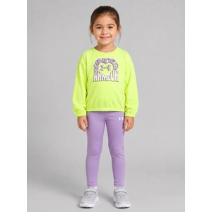 Under Armour Момичешки комплект Under Armour UA CREWNECK LEGGING SET Under Armour | Rozov | Момичешки | 2-3 години