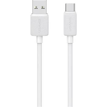 USAMS Кабел за данни USAMS KY USB - Type-C, 200 см, БЯЛ SJ693USB02 (SJ693USB02)