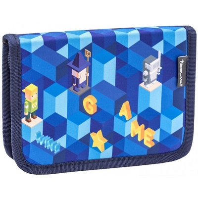 Belmil Ученически несесер Belmil - Pixel Game 2023, 1 цип (335-72)