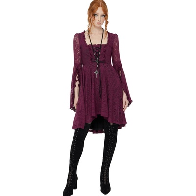 KILLSTAR рокля дамска KILLSTAR - Killing Kisses - Plum - KSRA013906