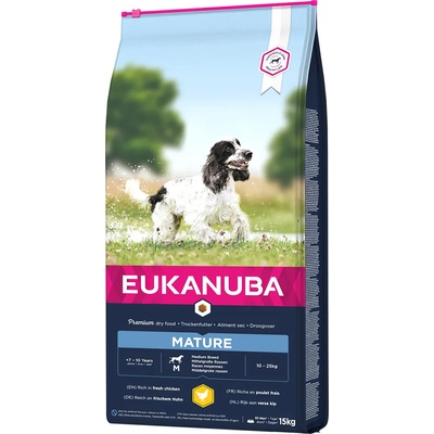 EUKANUBA 2x15кг Thriving Mature & Medium Breed Eukanuba суха храна за кучета