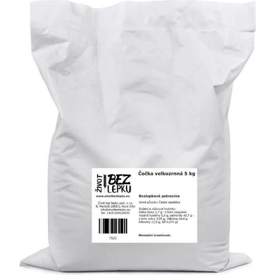 Život bez lepku Šošovica veľkozrnná 5 kg