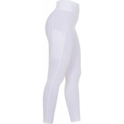 Equestro dámske jazdecké legíny s gripom White Biela