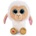 NICI Glubschis плюшена овца Wollon 15см, ЗЕЛЕНА (48681)