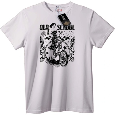 NOONEBRAND Тениска Олдскул Колело - 2XL, Black